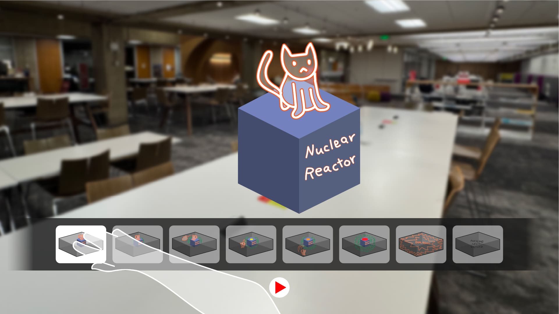 Interacting & Playing XR Storyboard